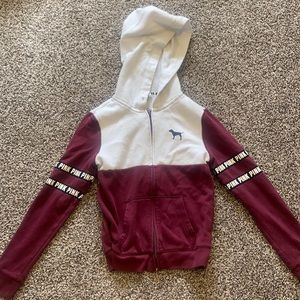 Victoria secret pink jacket zip up
